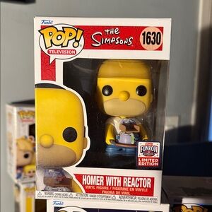 Funko Pop! Homer with Reactor - Yellow and Blue